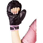 Knockout! Pink Boxer Robe & Boxing Gloves Adult Costume Set by HalloweenStore.com