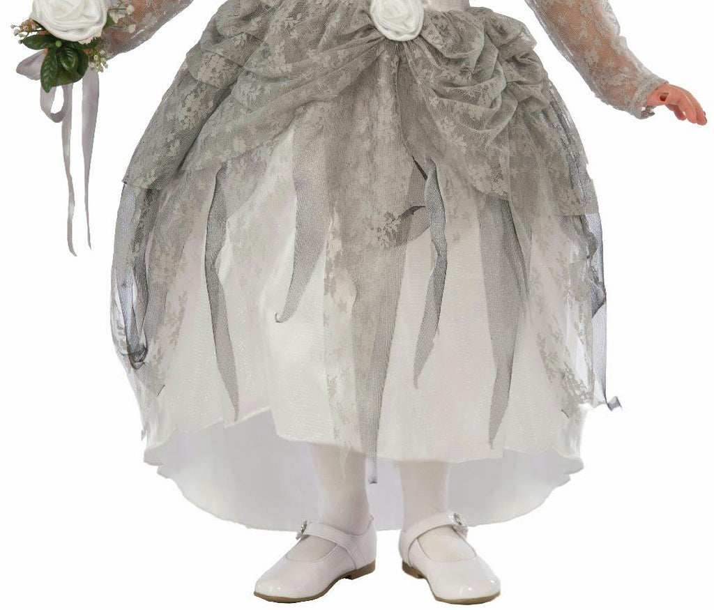 Forum Skeleton Bride Girl Child Costume Size Large 12-14 by HalloweenStore.com