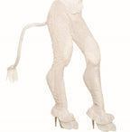 Mythical Creatures Unicorn Pants Cosplay Fur Horse Legs Adult Womens Costume by HalloweenStore.com