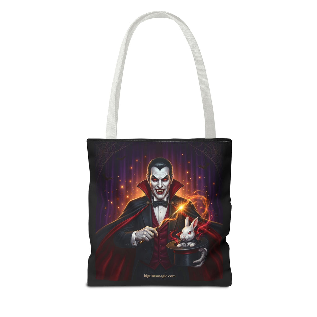 Halloween Vampire Tote Bag — Gothic Dracula Trick Canvas Tote by Printify