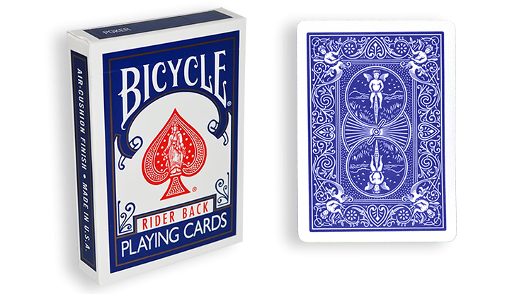 Cheek to Cheek Deck Bicycle (Blue) by Murphy's Magic Supplies, Inc.