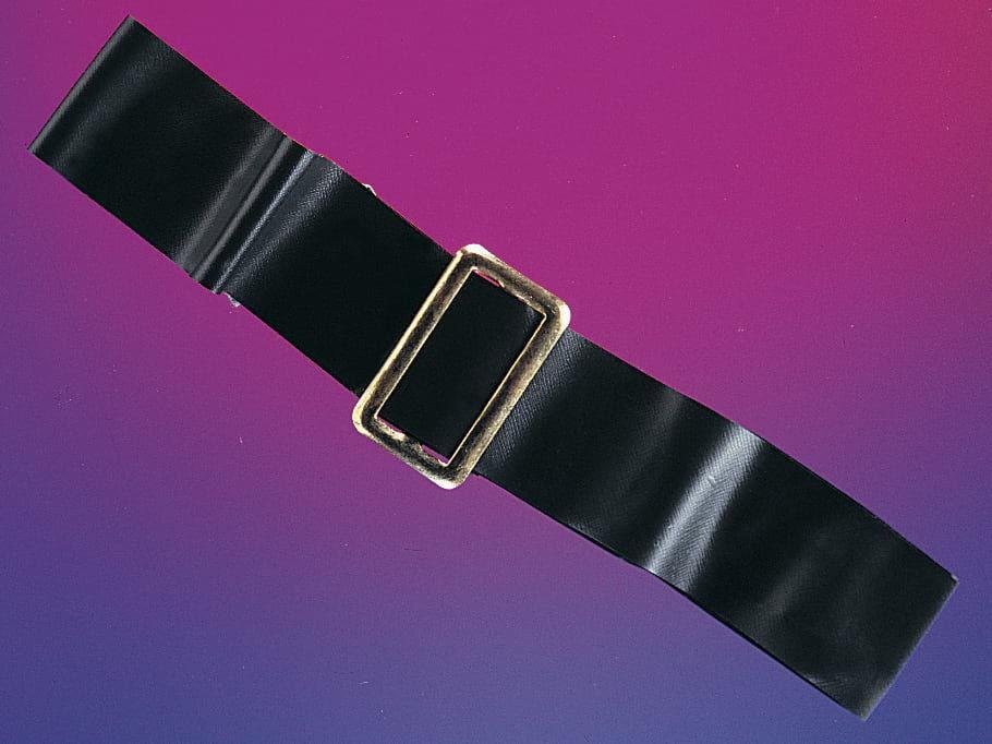 Gold & Black Rubie's Costume Co 2" Vinyl Belt by HalloweenStore.com