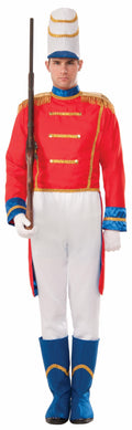 Toy Soldier Nut Cracker Christmas Adult Costume by HalloweenStore.com