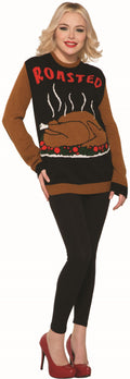 Thanksgiving Sweater, Roasted Turkey Size X-Large by HalloweenStore.com