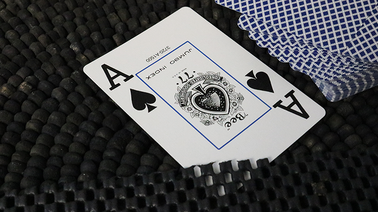 Cards Bee Poker Jumbo Index (Blue) by Murphy's Magic Supplies, Inc.