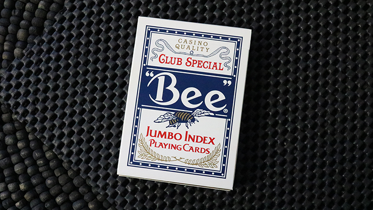 Cards Bee Poker Jumbo Index (Blue) by Murphy's Magic Supplies, Inc.