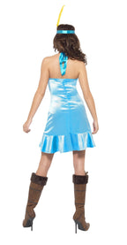 Fever Native American Indian Sexy Adult Costume Dress and Headband XS by HalloweenStore.com