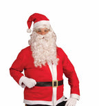 Red Santa Clause Jacket Set Adult Costume by HalloweenStore.com