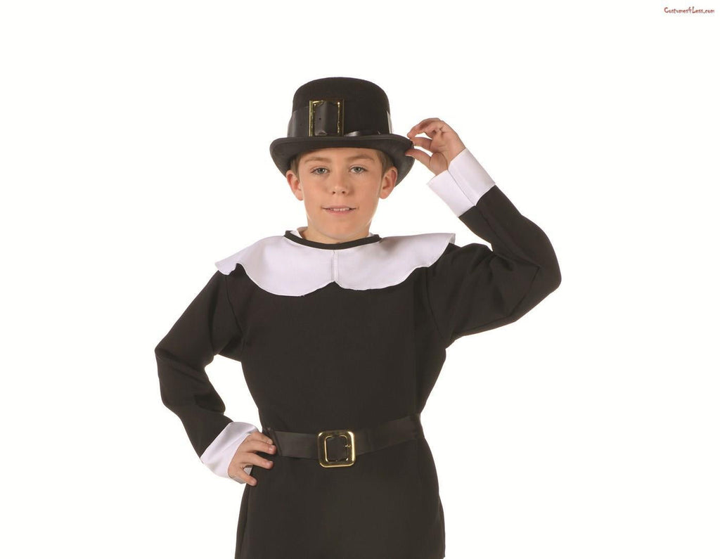 Child Pilgrim Boy Costume Size Small by HalloweenStore.com