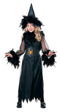 Pretty Witch Feathered Child Costume Size Small by HalloweenStore.com
