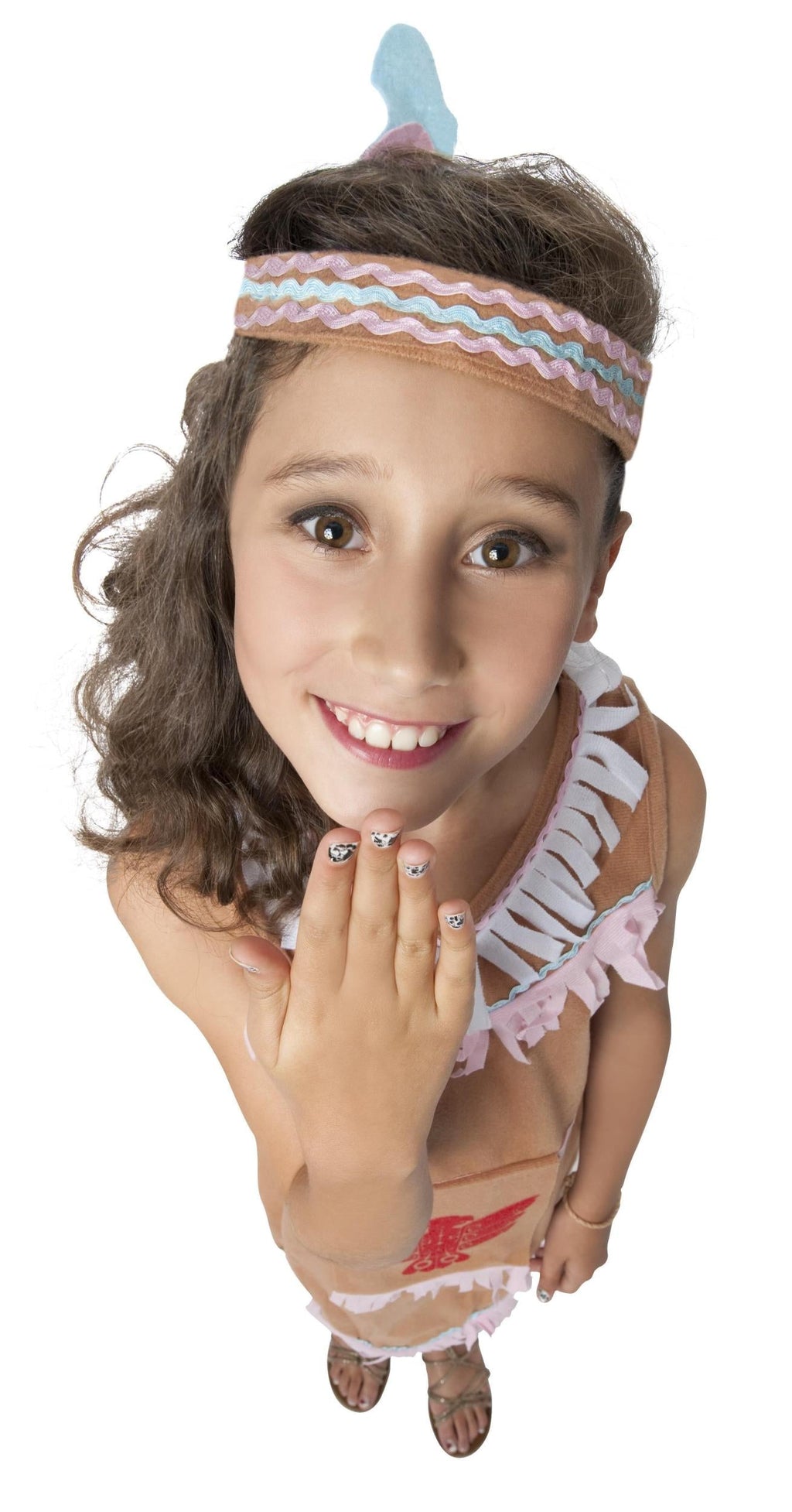 Indian Girl Child Costume Size 10-12 by HalloweenStore.com