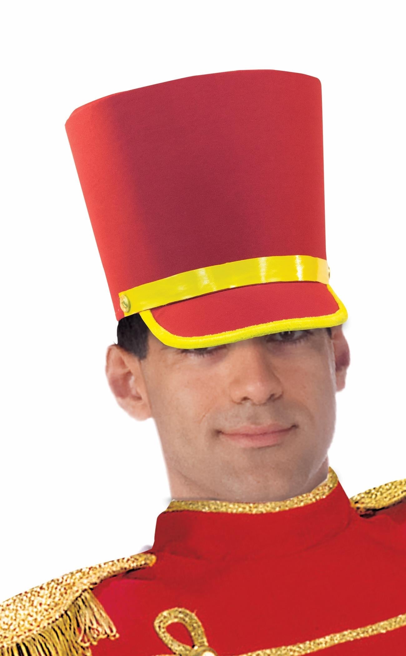 Nutcracker Adult Red Deluxe Toy Soldier Hat by HalloweenStore.com