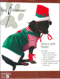 Santa's Little Helper Pet Costume Size Medium by HalloweenStore.com