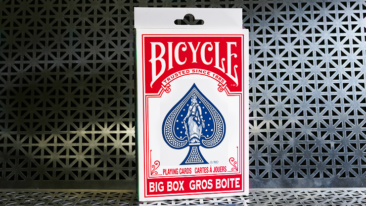 Big Bicycle Cards (Jumbo Bicycle Cards, Red) by Murphy's Magic Supplies, Inc.