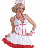 Intensive Care Sexy Nurse Adult Costume XS/SM by HalloweenStore.com