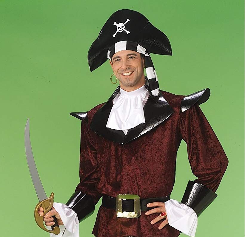 Pierre the Velvet Pirate Adult Costume Size Standard by HalloweenStore.com