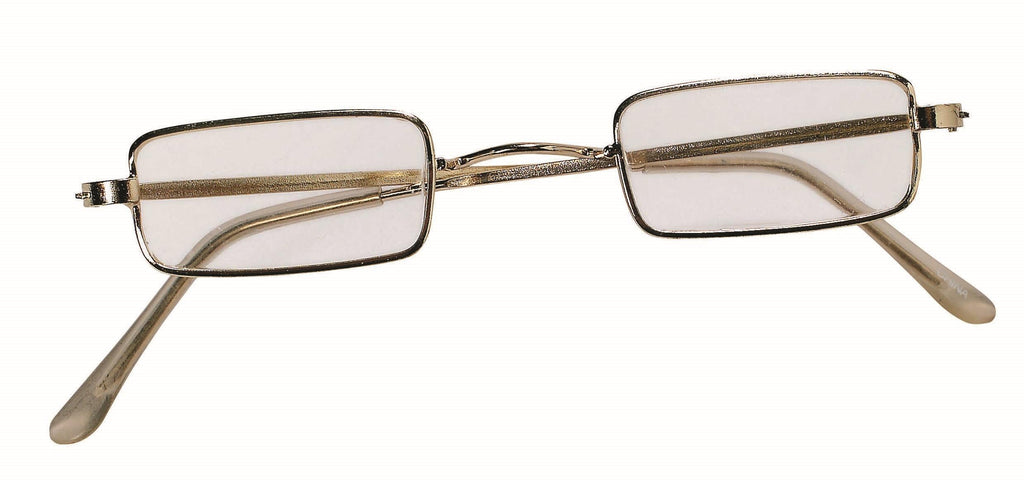Square Wire Rim Santa Miss Claus Ben Franklin Old Style Specs Costume Glasses by HalloweenStore.com