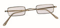 Square Wire Rim Santa Miss Claus Ben Franklin Old Style Specs Costume Glasses by HalloweenStore.com