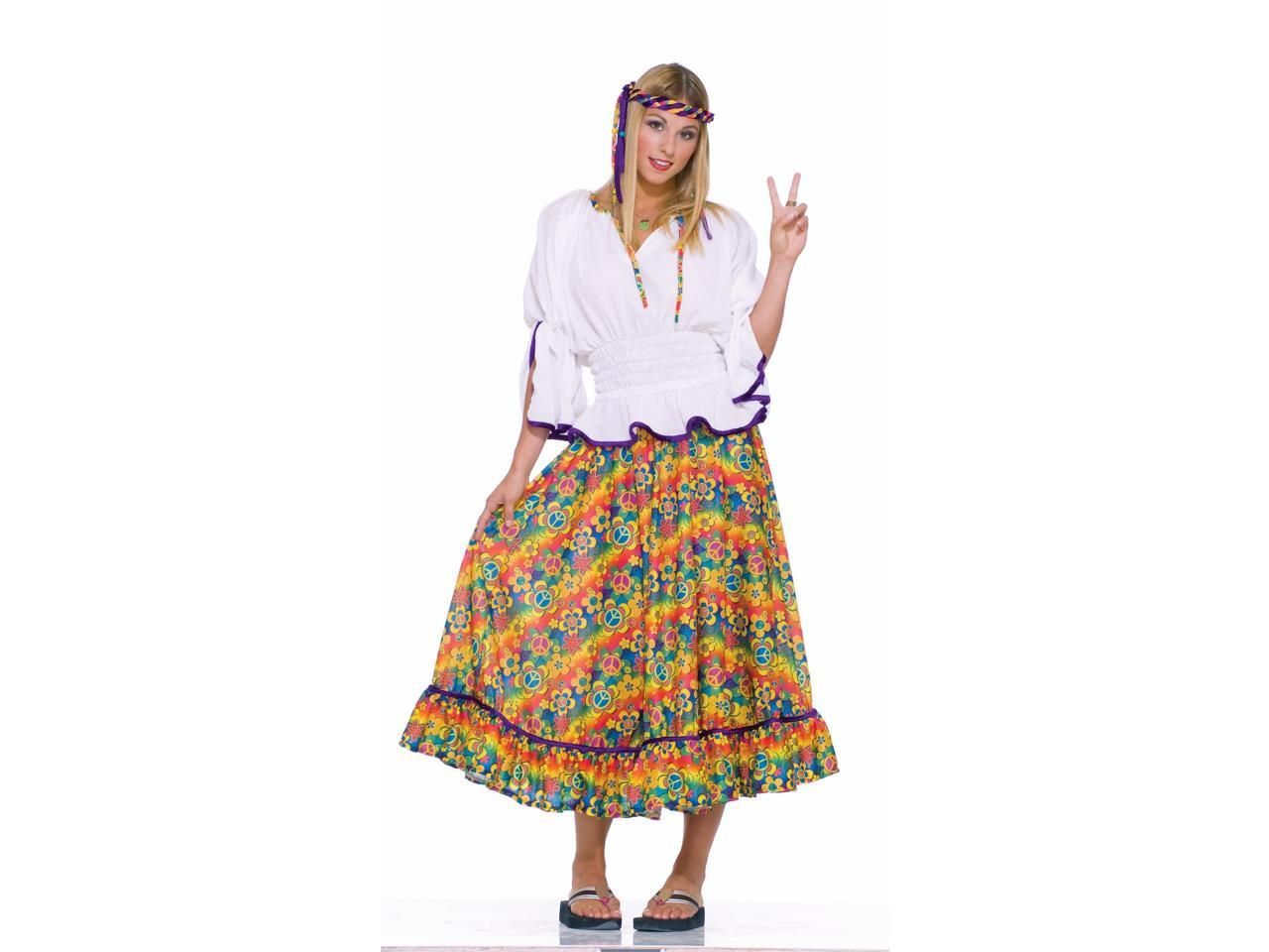 Forum Novelties Women's Generation Hippie Woodstock Girl Adult Costume by HalloweenStore.com