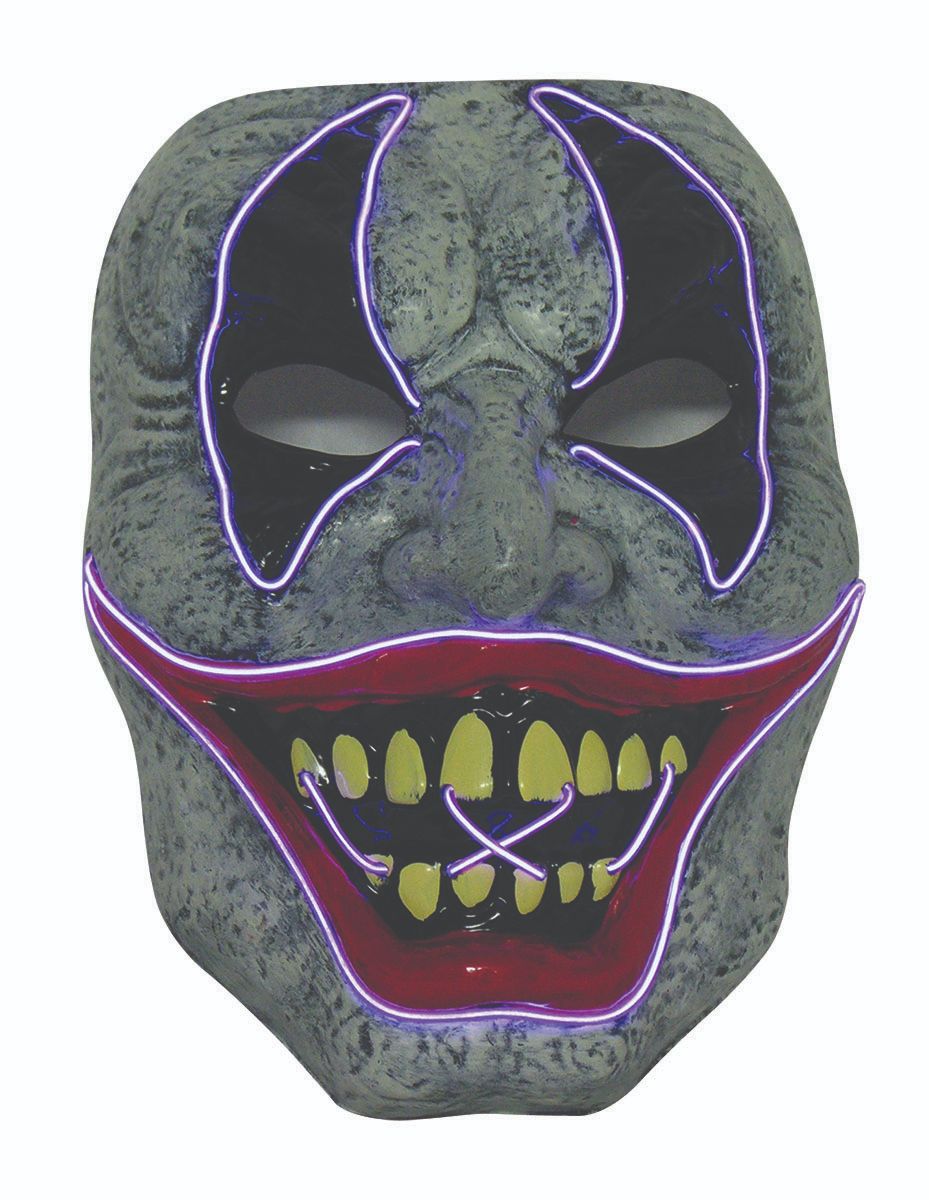 Forum Novelties LED Evil Clown Purge Light Up Mask by HalloweenStore.com