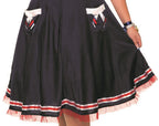 Sexy Ahoy Lady Navy Blue Women's Sailor Halloween Costume Plus by HalloweenStore.com