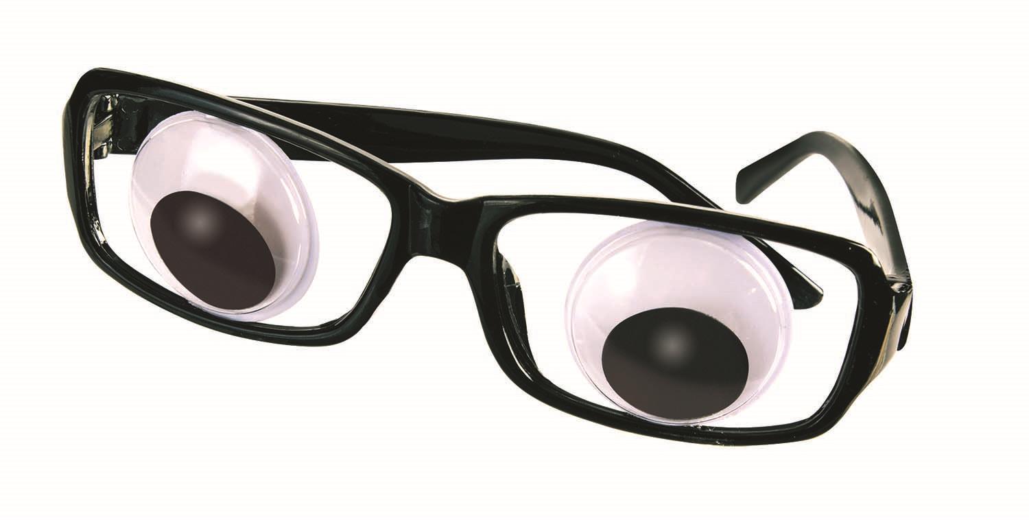 Wiggle Eye Glasses With Boggle Eyes Costume Glasses by HalloweenStore.com