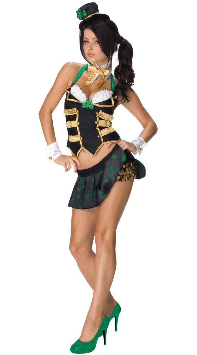 Secret Wishes Sassy Lass Sexy Adult Costume St. Patty's Day Size XS 0-2 by HalloweenStore.com