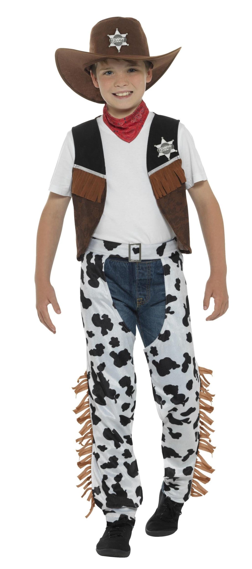 Smiffy's Texan Cowboy Child Costume Boy's Size Medium 7-9 by HalloweenStore.com