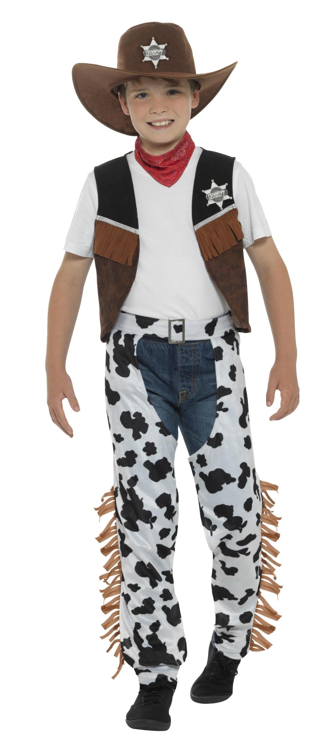 Smiffy's Texan Cowboy Child Costume Boy's Size Medium 7-9 by HalloweenStore.com
