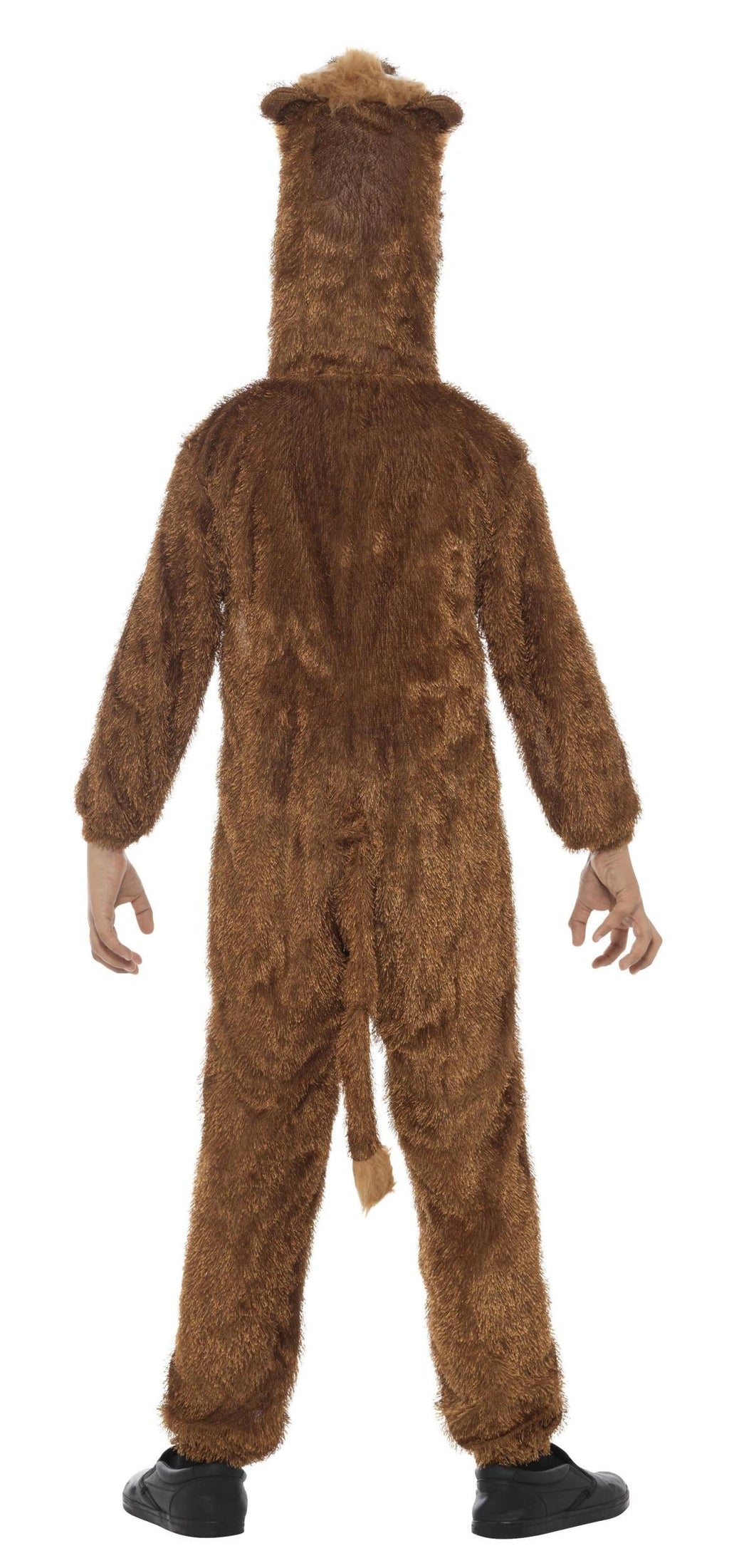 Lion Jumpsuit With Attached Hood Child Jungle Costume Medium by HalloweenStore.com