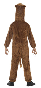 Lion Jumpsuit With Attached Hood Child Jungle Costume Medium by HalloweenStore.com
