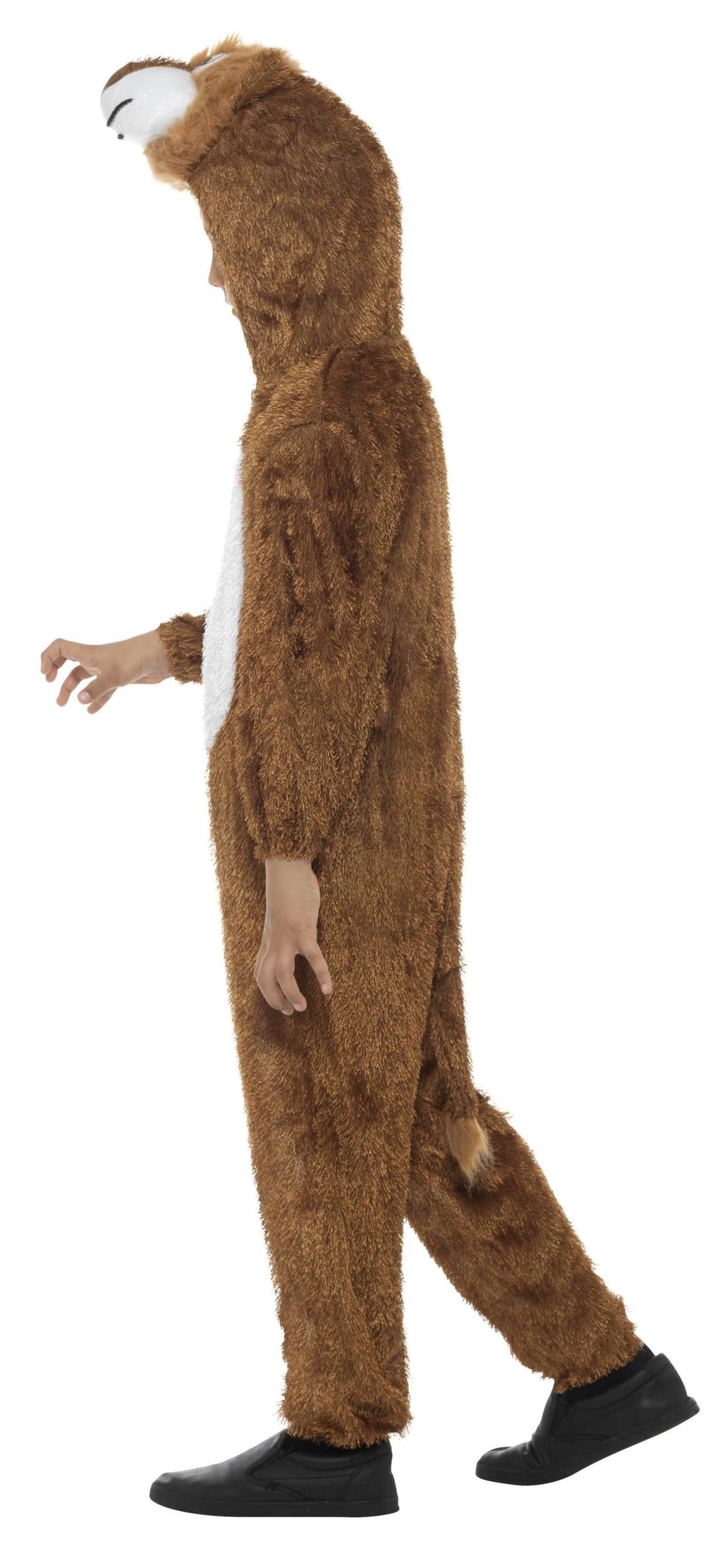 Lion Jumpsuit With Attached Hood Child Jungle Costume Medium by HalloweenStore.com