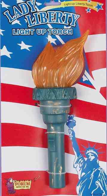 Lady Liberty Light up Torch 4th of July Independence Day Costume Prop by HalloweenStore.com