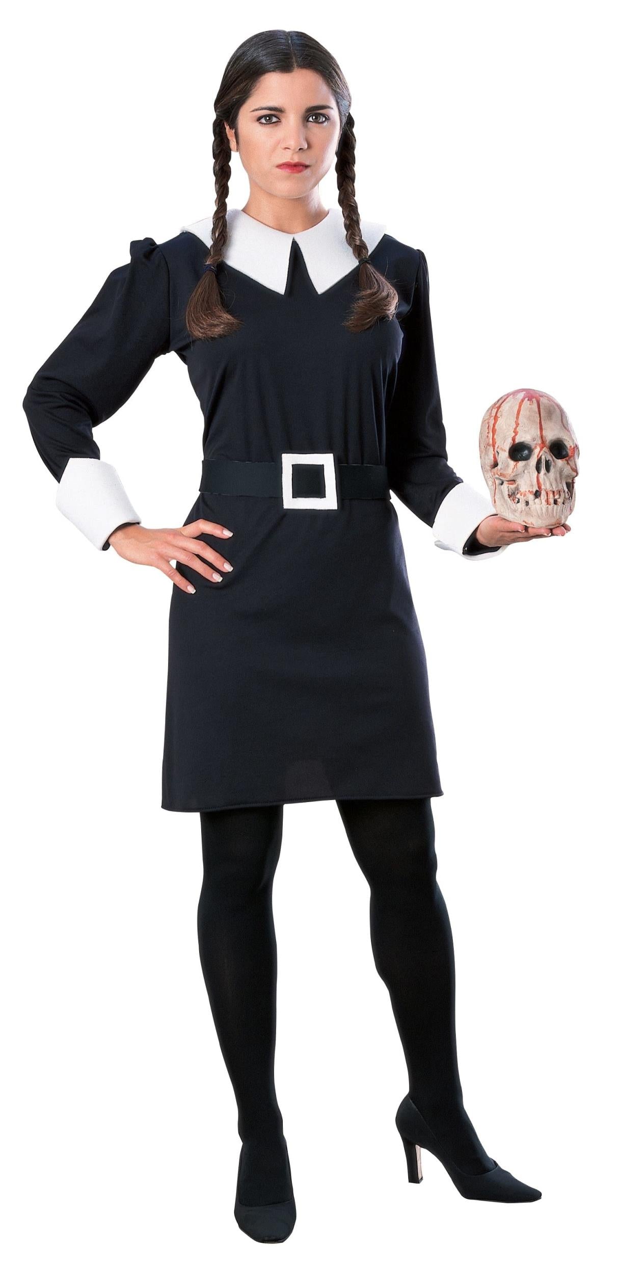 Addams Family Wednesday Addams Adult Costume Size Medium by HalloweenStore.com