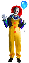 IT the Movie: Deluxe Pennywise Adult Costume with Mask Standard Size by HalloweenStore.com