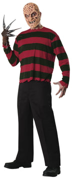 Freddy Krueger Economy Costume Sweater and Mask Size Standard by HalloweenStore.com