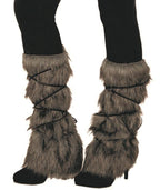 Viking Leg Guard Gray Game of Thrones Leg Warmers Costume Accessories by HalloweenStore.com