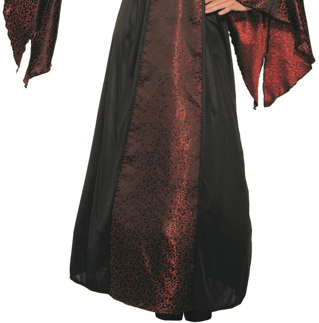 Crimson Countess Women's Vampire Hostess Dress Costume by HalloweenStore.com