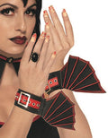 Vampire Wrist Cuffs Bat Wings Costume Accessories by HalloweenStore.com