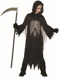 Night Reaper Child Grim Reaper Death Tattered RobeChild Small 4--6 by HalloweenStore.com