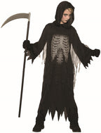 Night Reaper Child Grim Reaper Death Tattered RobeChild Small 4--6 by HalloweenStore.com