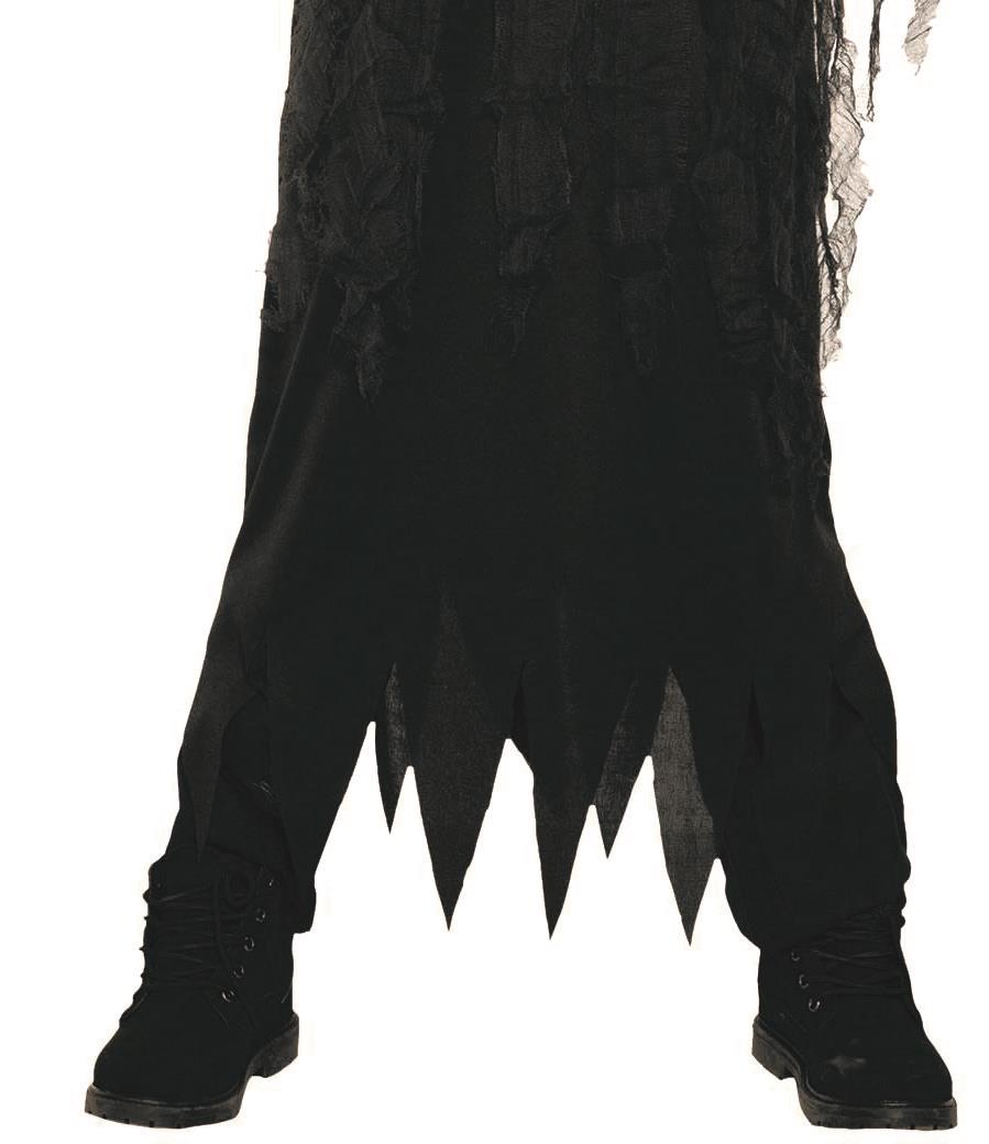 Night Reaper Child Grim Reaper Death Tattered RobeChild Small 4--6 by HalloweenStore.com