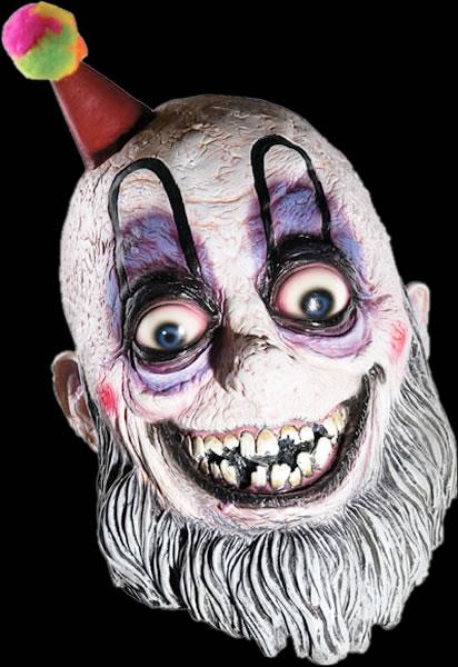 Mr. Curly Adult Scary Clown Mask Spaulding Devil Reject by HalloweenStore.com