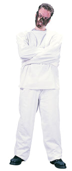 Fun World Maximum Restraint Straight Jacket Adult Costume Suit and Mask by HalloweenStore.com