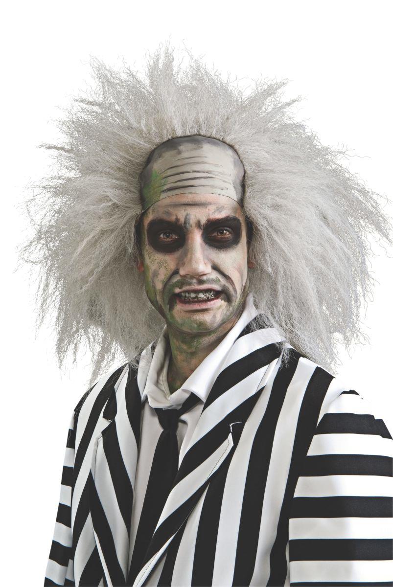Adult Beetlejuice White Costume Wig by HalloweenStore.com