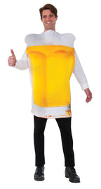 Brewmaster Glass of Beer Unisex Funny Halloween Party Tunic Adult Costume by HalloweenStore.com