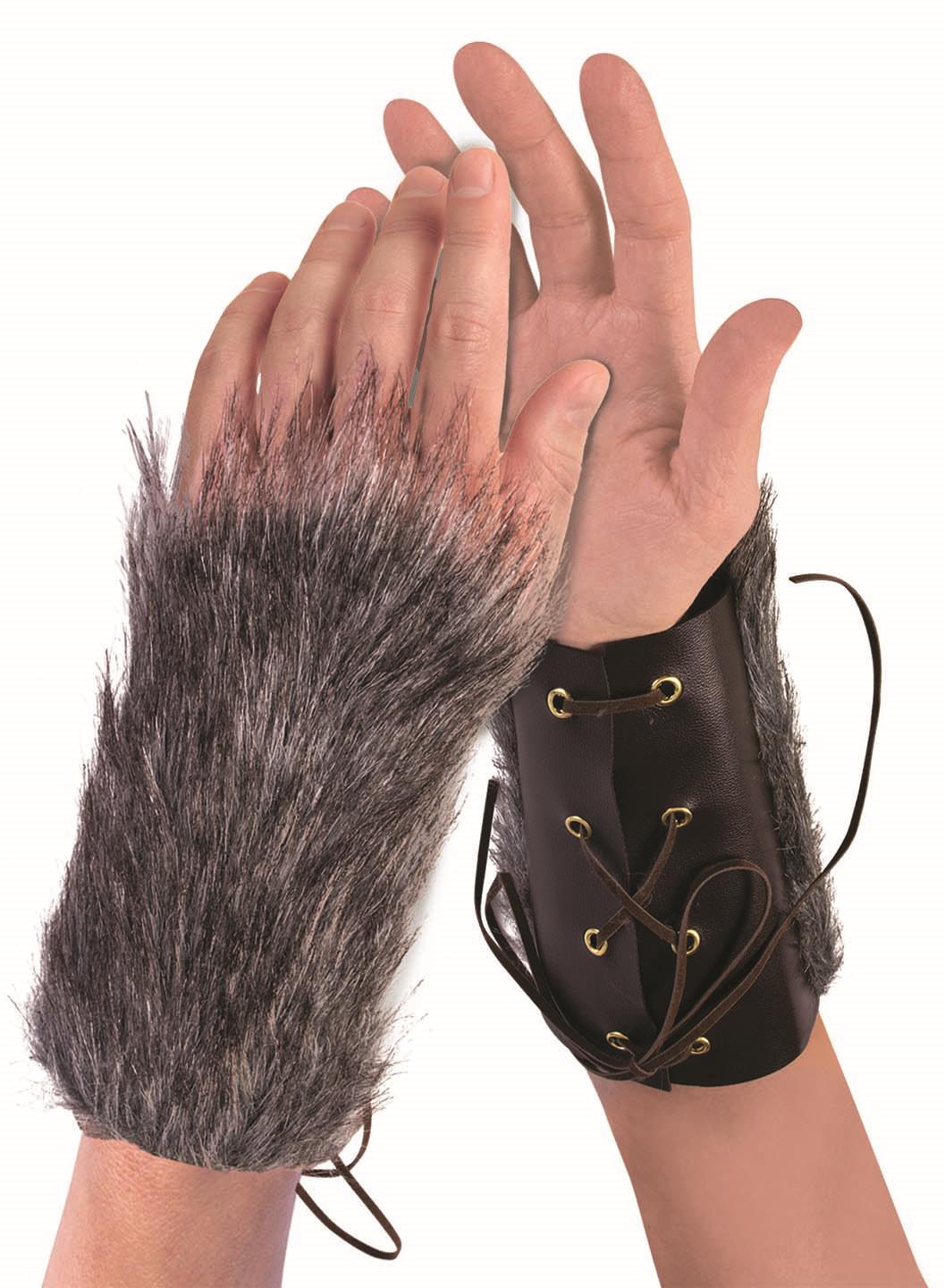 Viking Wrist Guards Warrior Cuffs Costume Accessories by HalloweenStore.com