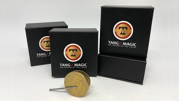 Magnetic Flipper Coin E0033 (50 Cent Euro) by Tango by Murphy's Magic Supplies, Inc.
