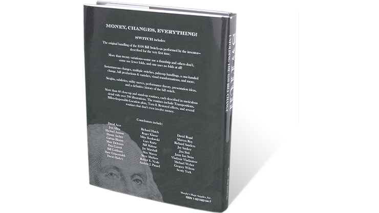 SWITCH - Unfolding The $100 Bill Change by John Lovick - Book by Murphy's Magic Supplies, Inc.