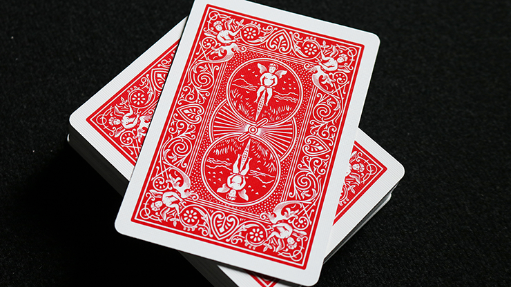 Three and a Half Bicycle Rider Back (Red Club 3 1/2) - Trick by Murphy's Magic Supplies, Inc.